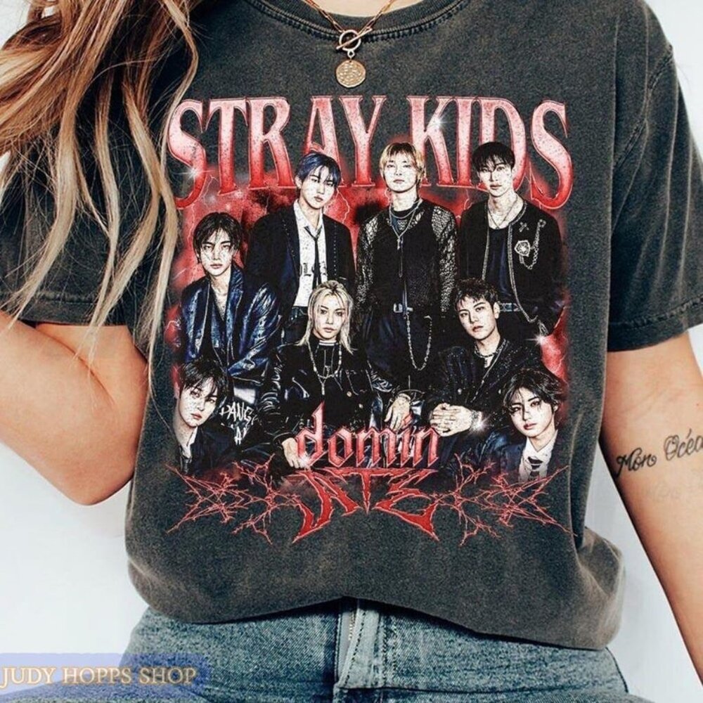 Stray Kids Music Tour Vintage Shirt, Stray Kids Do It Tracklist Shirt, Stray Kid